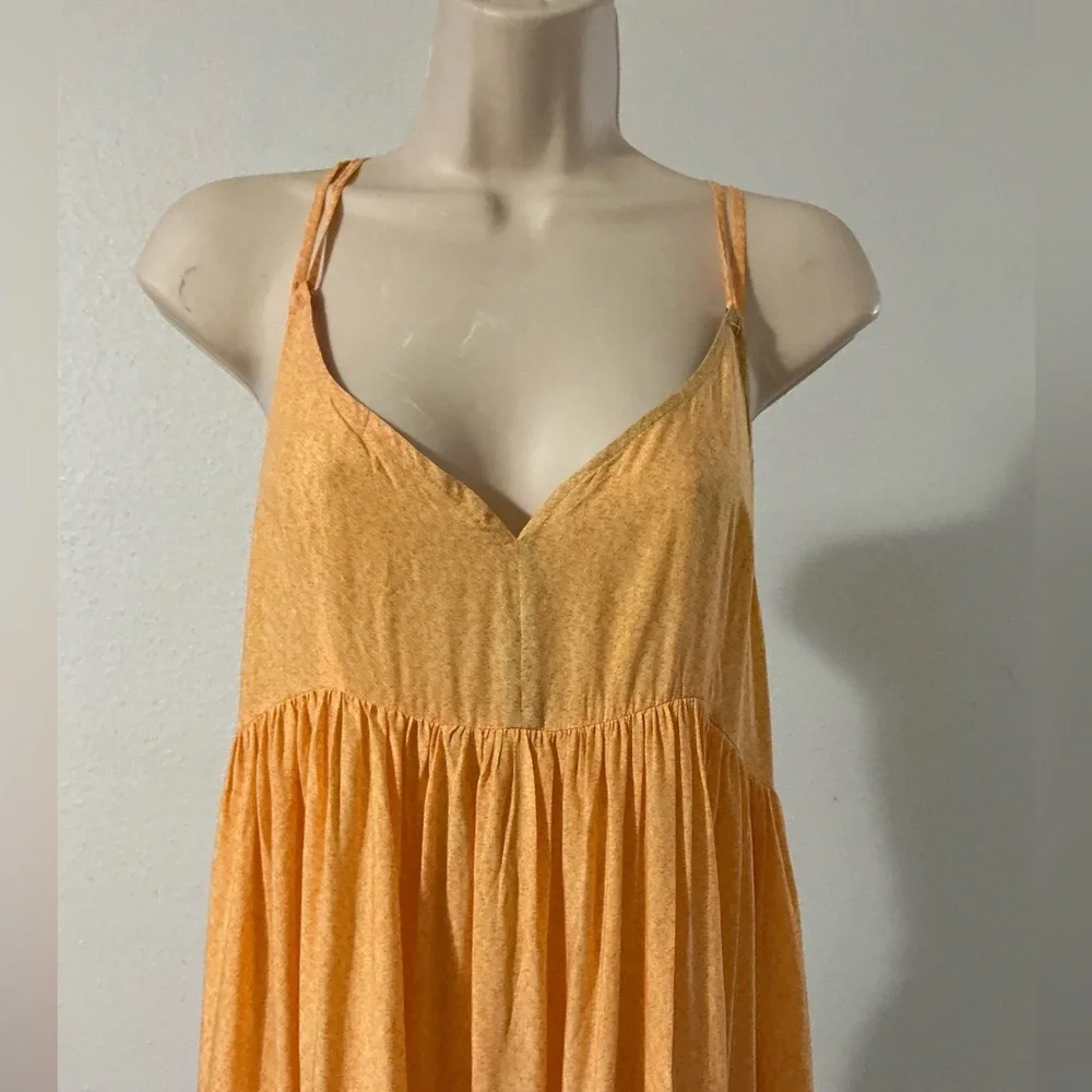 EUC Anthropologie Carla Weeks Setting Sun Maxi Dress Medium - Picture 5 of 13